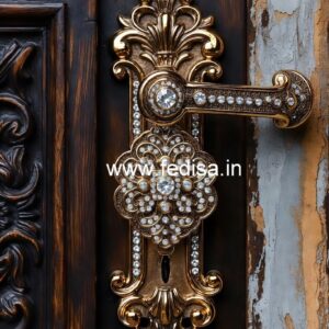 Designer Brass Entrance Handles for Modern Villas No-6415