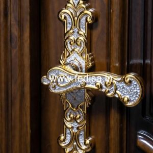 Elegant Brass Door Hardware for Office Interiors No-6425