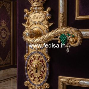 Antique Brass Locks for Wooden Door Designs No-6565