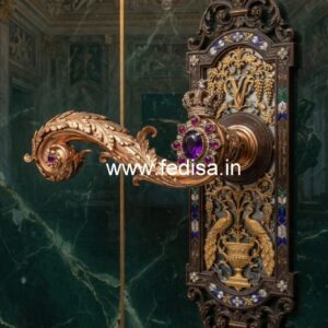 Elegant Brass Door Locks for Luxury Villas No-6611