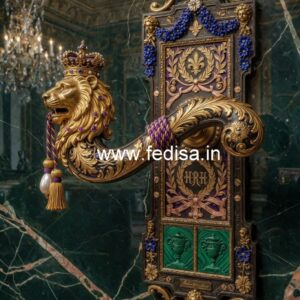 Elegant Brass Handlesets for Stylish Villas No-6637