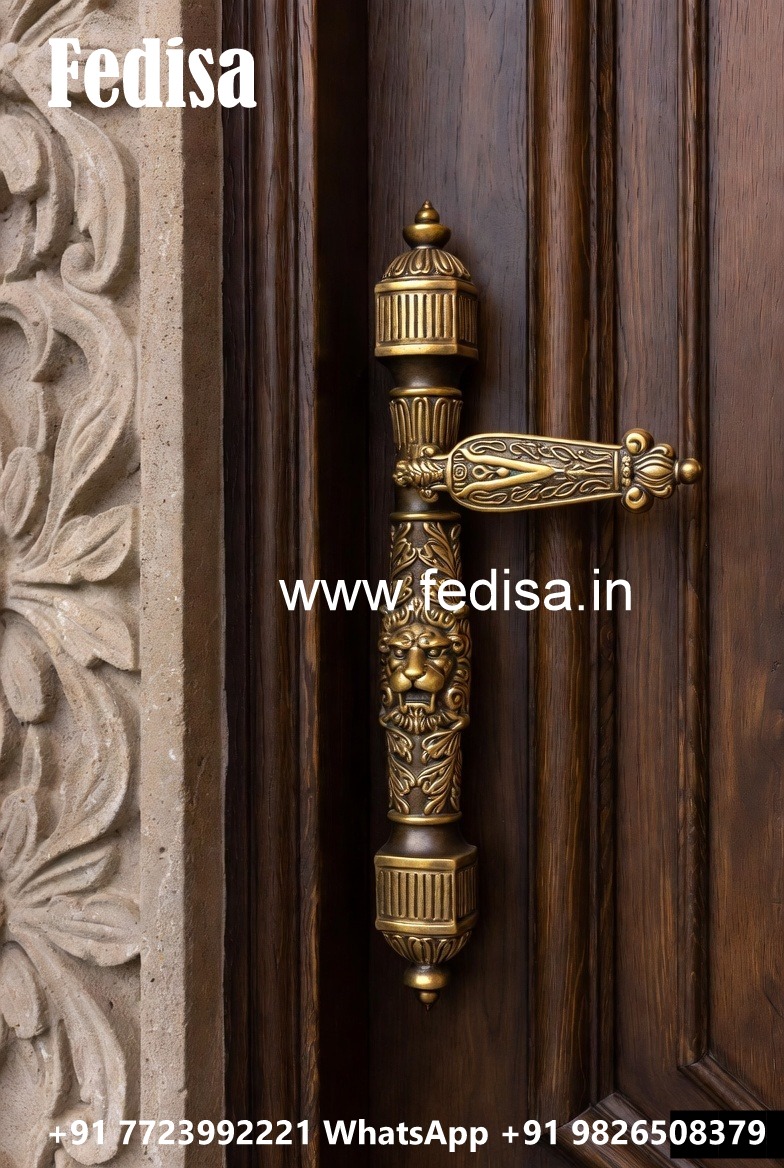 Luxury Brass Pull Handles for Stylish Villas No-6657