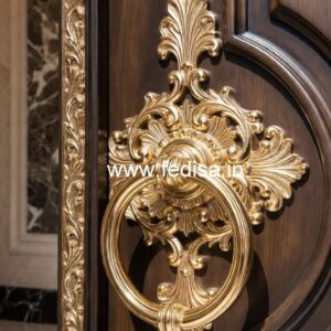 Modern Brass Entry Hardware No-6855