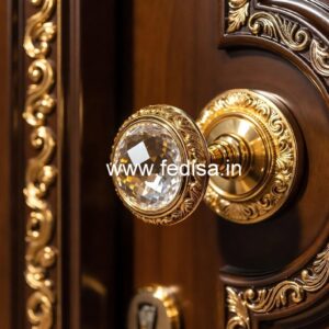 Antique Style Brass Handlesets for Grand Doors No-7221