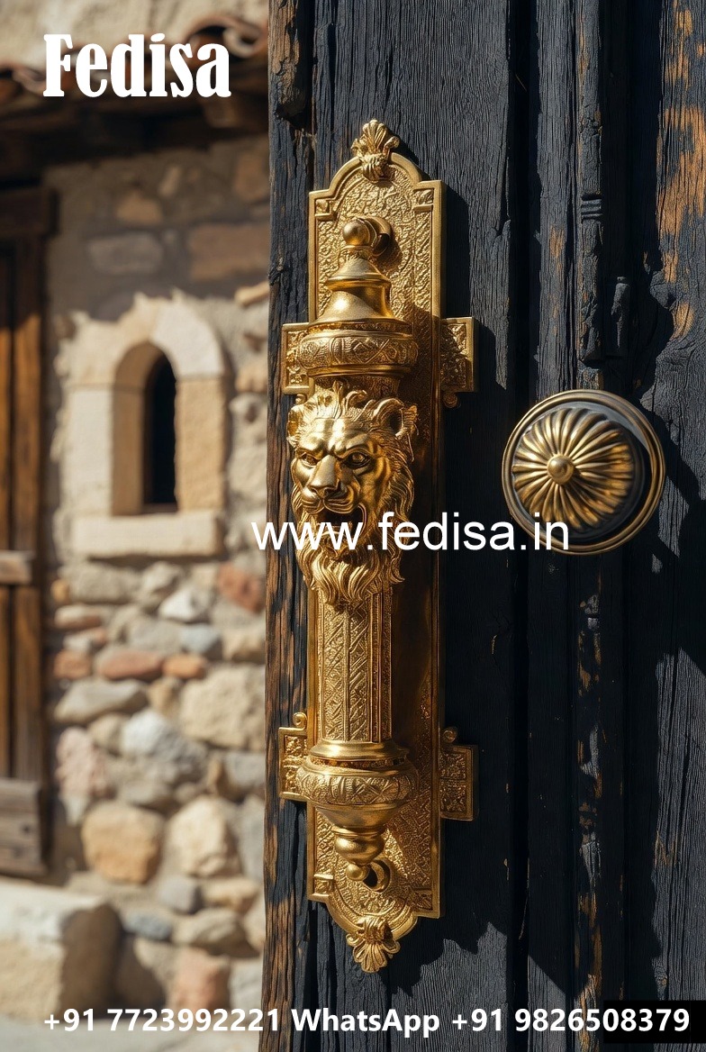 Designer Brass Locks for Wooden Door Styling No-7247