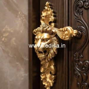 Elegant Brass Door Locks for Luxury Villas No-7410
