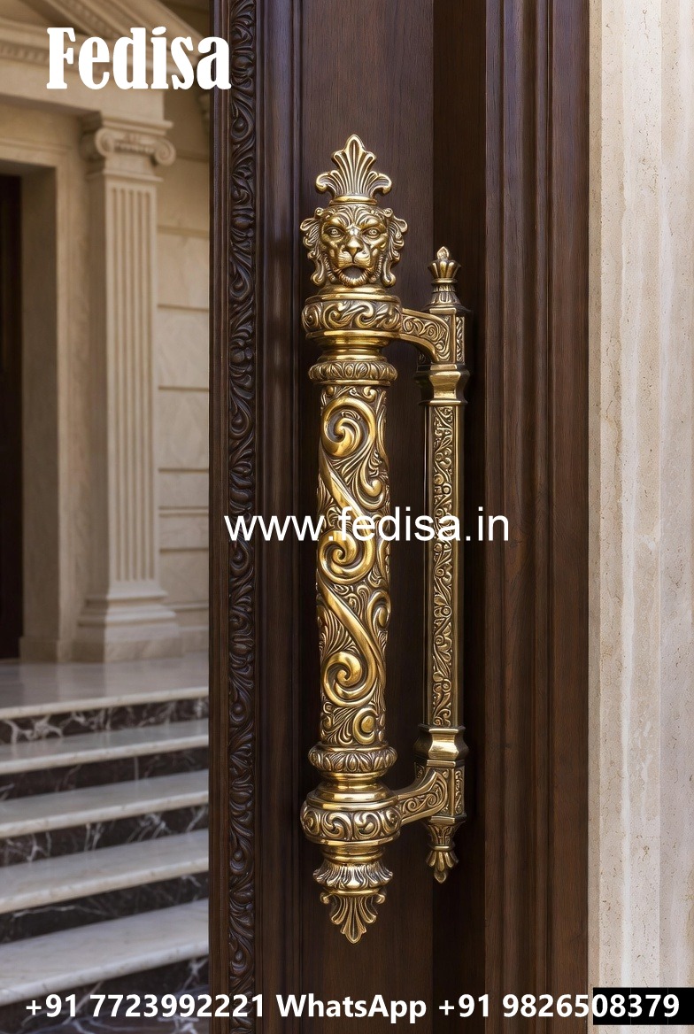 Handmade Brass Handlesets for Elegant Villas No-7415