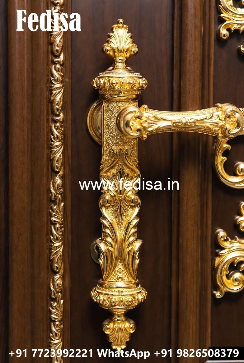 Luxury Brass Accessories for Wooden Main Doors No-7442
