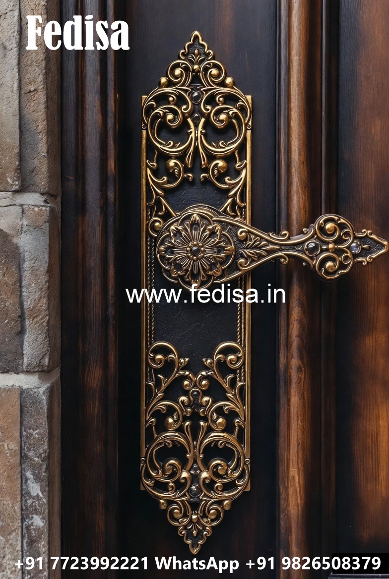 Modern Brass Locks for Designer Wooden Doors No-7482