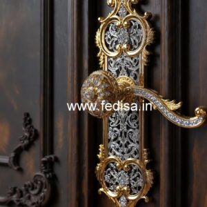 Antique Brass Main Door Ideas No-7634