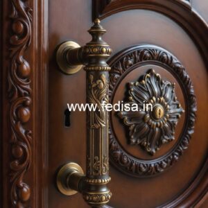 Elegant Brass Main Door Styling No-7759