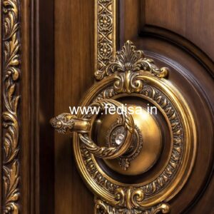 Designer Brass Handlesets for Wooden Doors No-7994