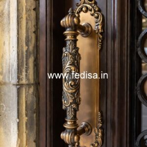 Handmade Brass Door Hardware for Luxury Villas No-8033