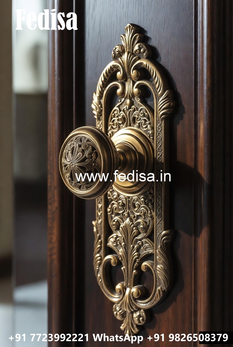 Brass Door Hardware Designs for Elegant Homes No-8058