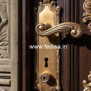 Antique Brass Door Hardware Ideas for Villas No-8104
