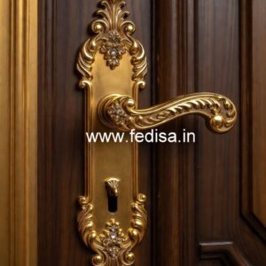 Stylish Brass Door Decor No-8349