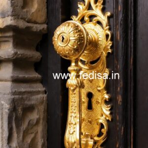 Elegant Brass Main Door Styling No-8558