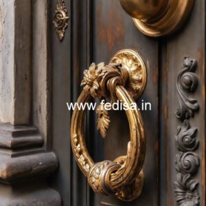 Stylish Brass Handlesets for Contemporary Doors No-8816