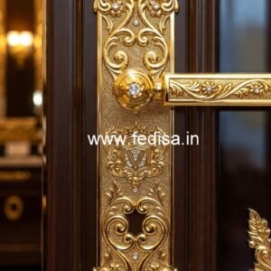 Luxury Brass Handlesets for Elegant Home Entry No-8838
