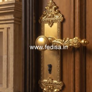 Modern Brass Locks and Handles for Entryways No-8904