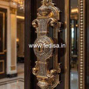 Stylish Brass Locks and Handles for Main Doors No-8987