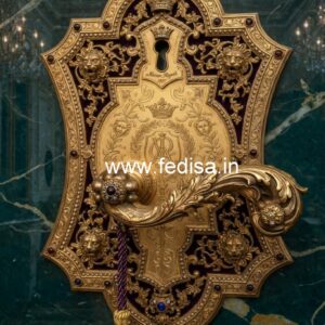 Premium Brass Hardware for Designer Entryways No-9014