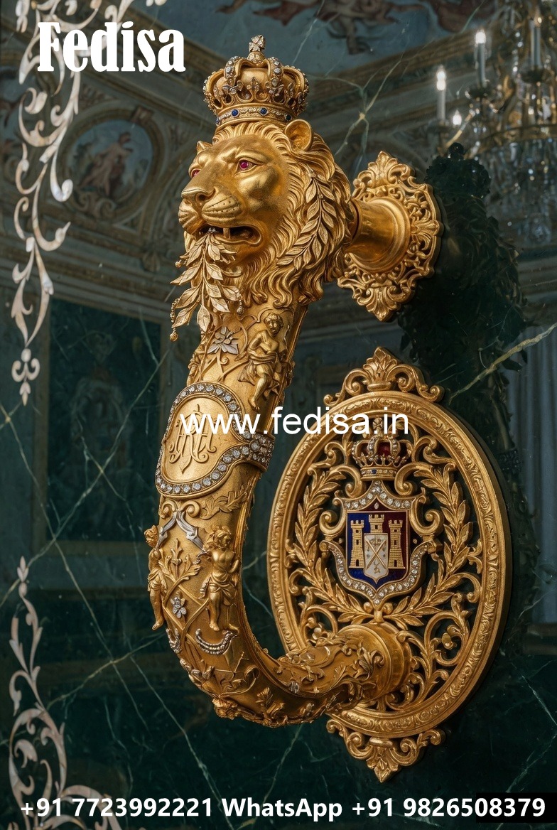 Decorative Brass Door Accessories for Entryways No-9019