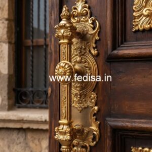 Designer Brass Entrance Handles for Modern Villas No-9611