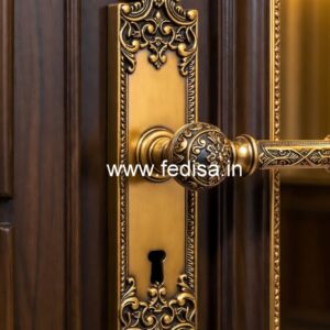 Luxury Brass Locks for Elegant Entry Doors No-9669