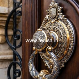 Modern Brass Hardware for Luxury Door Styling No-9673