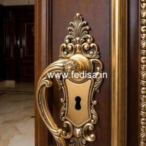 Luxury Brass Accessories for Wooden Main Doors No-9839