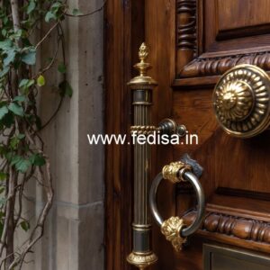 Antique Brass Handlesets for Royal Entryways No-9840